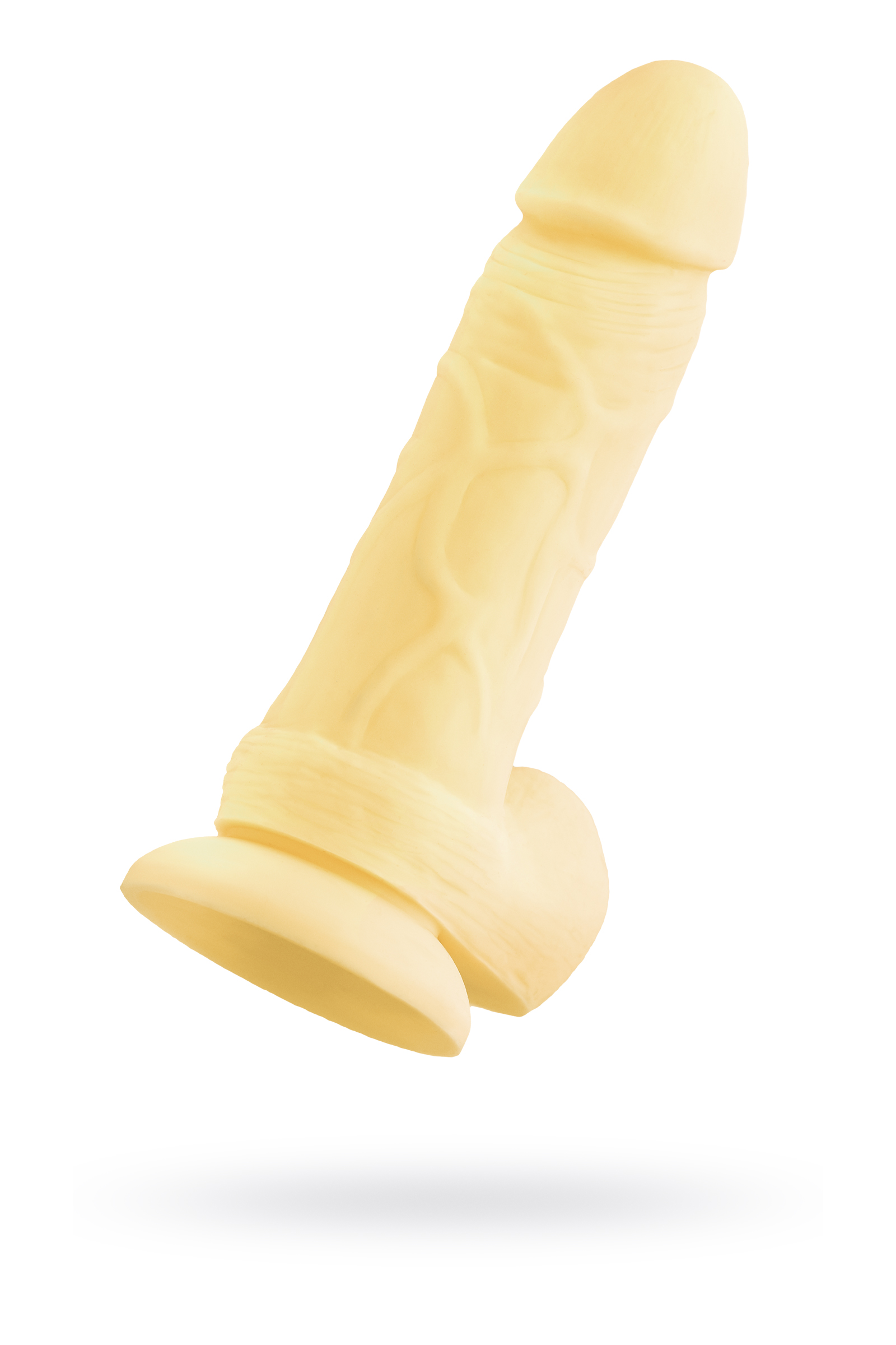 Фаллоимитатор TOYFA Beyond , James, силикон, желтый, 20 см