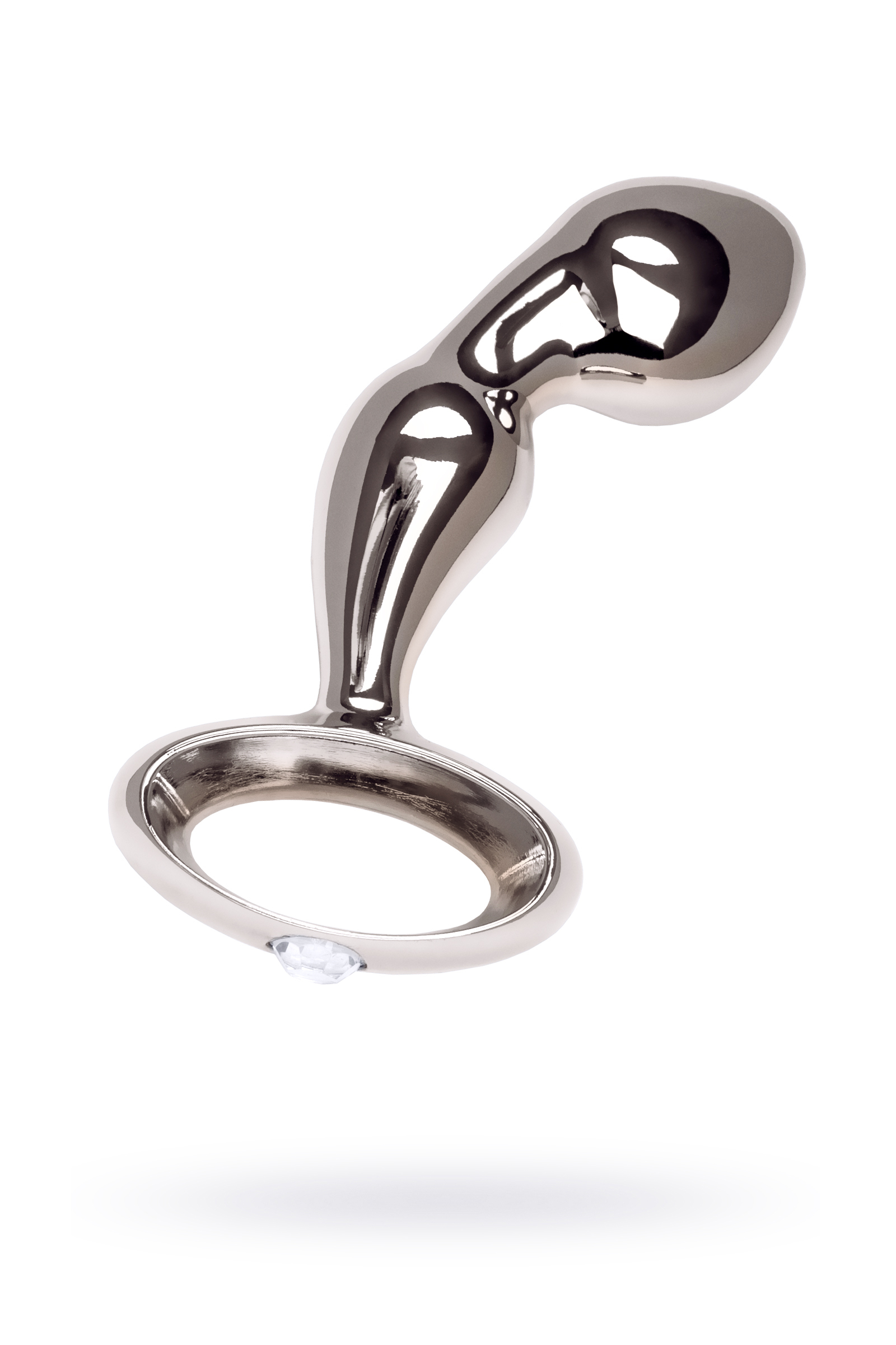 Анальная втулка  TOYFA Metall, Серебристая, 8,5 см, Ø 3,5