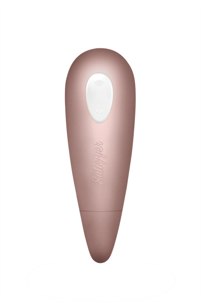 Вакуум-волновой стимулятор клитора Satisfyer Number One, ABS пластик, розовый, 14,5 см