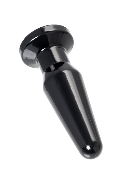 Анальная втулка TOYFA POPO Pleasure Gemini β, TPE, черная, 12,4 см