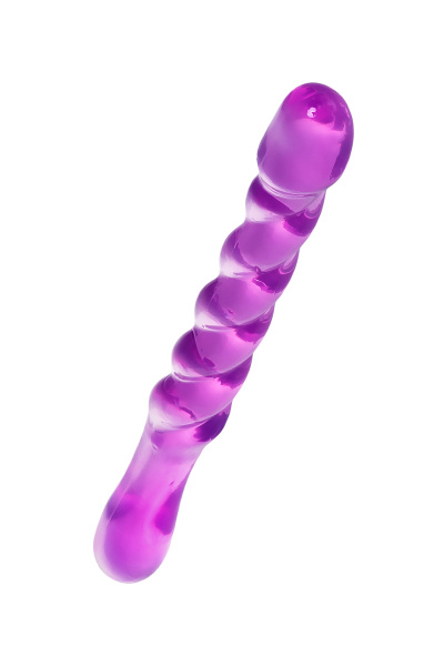 Фаллоимитатор  двусторонний  TOYFA A-Toys Tanza, TPE, фиолетовый, 27,5 см