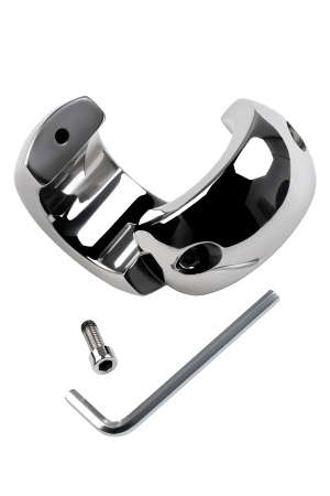 Утяжелитель на мошонку, TOYFA Metal, серебристый, Ø 3,0, 420 гр