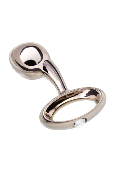 Анальная втулка TOYFA Metall, Серебристая, 6,0 см, Ø 3,0