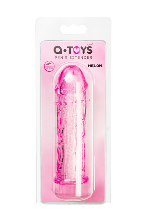 Насадка A-Toys by TOYFA, TPE, розовый, 12,5 см