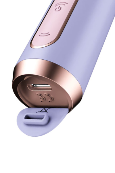 Мини-вибратор с 3D пульсацией Satisfyer Bold Kiss с USB-C зарядкой, силикон, ABS, розовый, 12,5 см