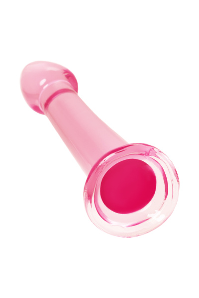 Нереалистичный фаллоимитатор Jelly Dildo L Toyfa Basic, TPE, розовый, 20 см