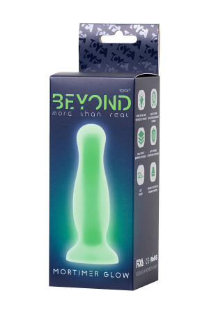 Анальная втулка светящаяся в темноте Beyond by Toyfa Mortimer Glow