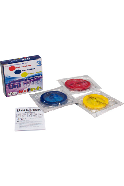 Презервативы Unilatex №3 Multifrutis 