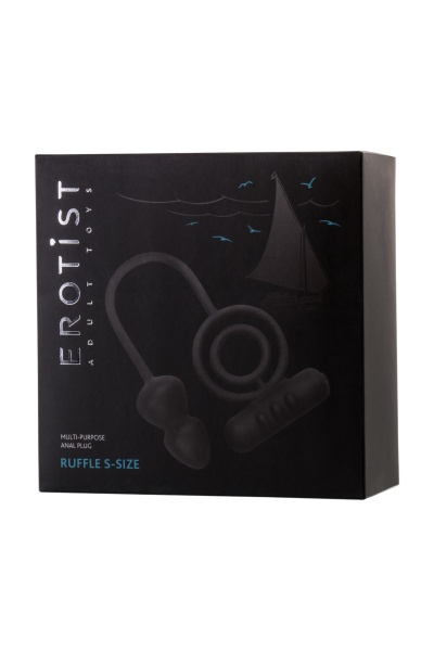 Вибровтулка анальная  с дополнительной стимуляцией Erotist 5,2 см Ø 2,8