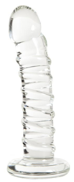Фаллоимитатор Sexus Glass,стекло, 16 см