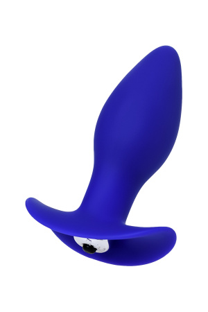 Анальная вибровтулка TODO BY TOYFA FANCY, силикон, синий, 10,7 см, Ø 3,5 см