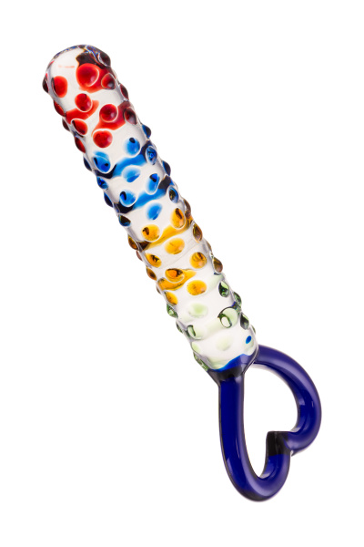 Фаллоимитатор Sexus Glass,стекло, прозрачный,  22,5 см