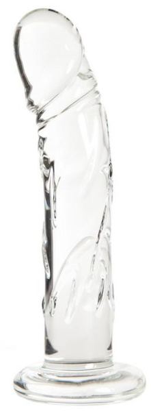 Фаллоимитатор Sexus Glass,стекло, прозрачный , 19,5 см