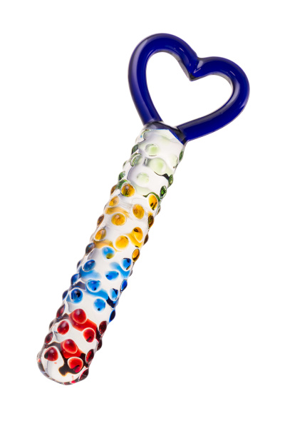 Фаллоимитатор Sexus Glass,стекло, прозрачный,  22,5 см