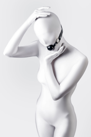 Кляп Anonymo.TPR, черный, 64 см